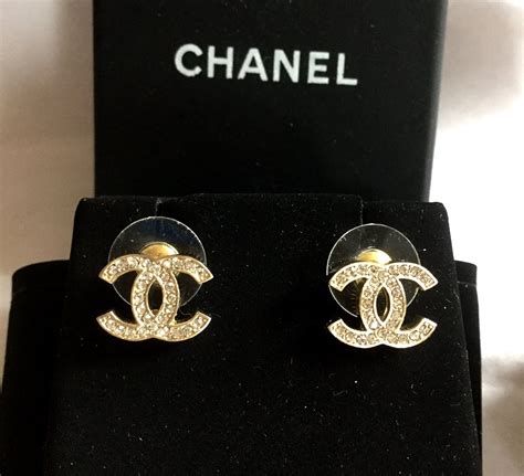 mini chanel stud earrings|Chanel Earrings .